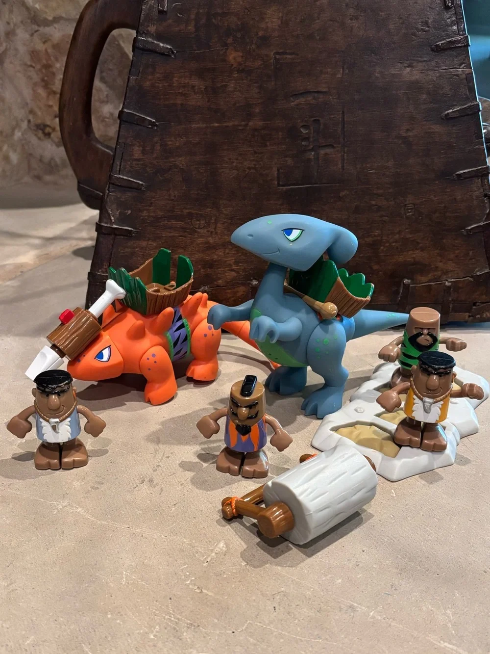 Little Tikes B.C. Builders Parasaurolophus and Stegosaurs Dinosaurs Playset